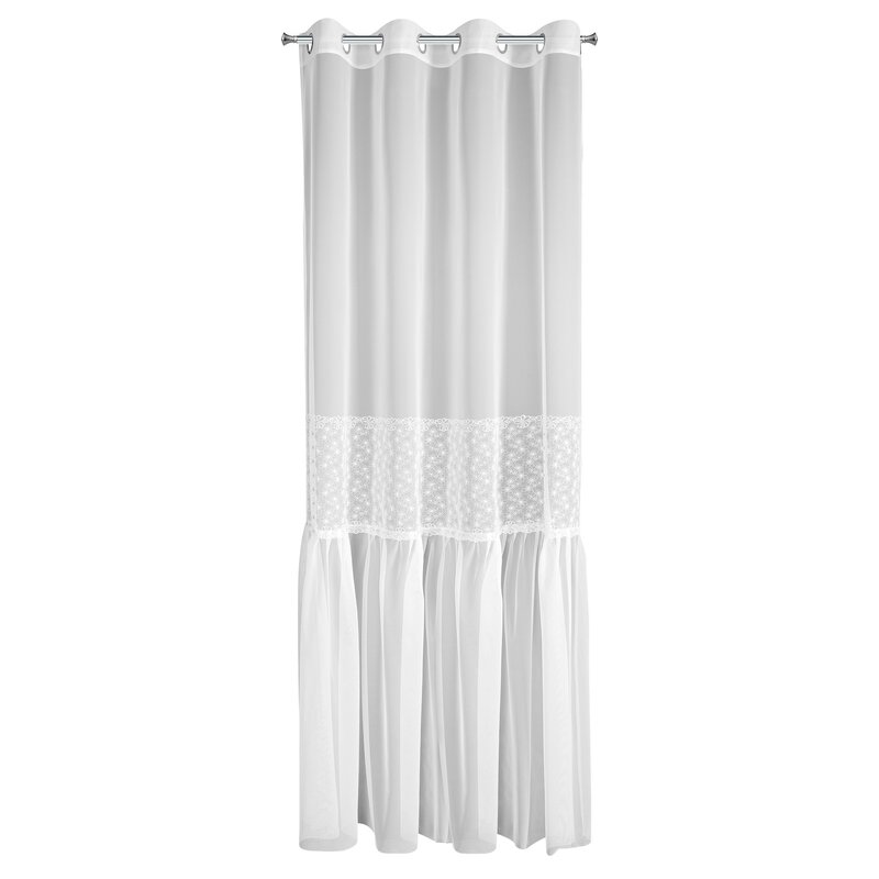 Firana gotowa Lauri biała 140 X 250 CM – wnosi lekkość i świeżość
