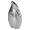Wazon ceramiczny Alira (02) srebrny 15 x 8 x 26 cm – na suszone kwiaty