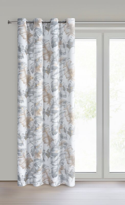 Zasłona gotowa Layla3 biały 140 x 250 cm – subtelnie zaciemniająca