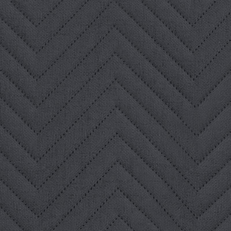 Narzuta len grafitowa 200 x 220 cm – dodaje przytulności