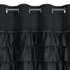 Zasłona gotowa Sami czarna 140 x 250 cm – dodaje elegancji wnętrzu