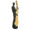Figurka ceramiczna RICO (04) czarna 10 X 9 X 34 CM – do salonu i gabinetu
