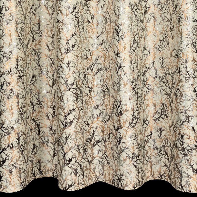 Zasłona gotowa Tori kremowa 140 x 250 cm – zaciemniająca i stylowa