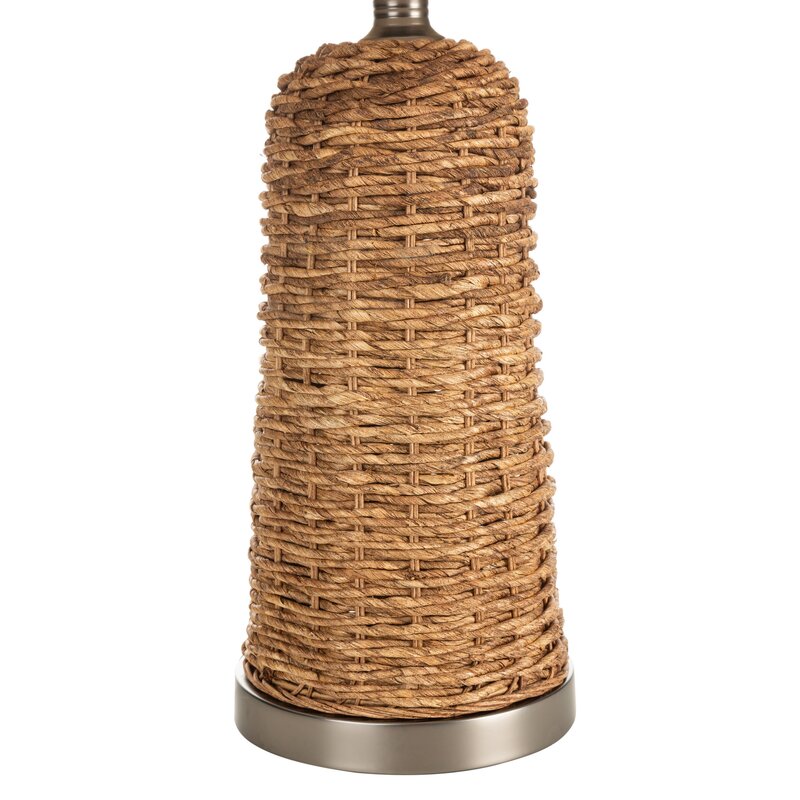 Lampa stojąca Arlo szara O 32 x 71 cm – tworzy przytulny klimat