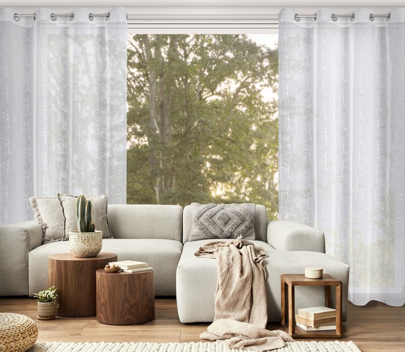 Firana gotowa Elsi biała 140 x 250 cm – rozświetla wnętrze