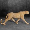 Figurka ceramiczna kot złoty 31 x 6 x 15 cm – doda blasku wnętrzu