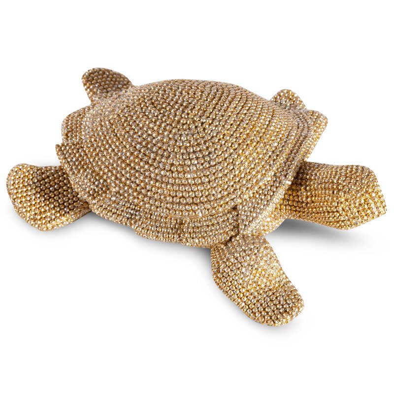 Figurka ceramiczna Eldo złota 14 x 12 x 5 cm – doda blasku wnętrzu
