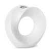 Wazon ceramiczny Riso biały 19 x 7 x 18 cm – na susze i kwiaty