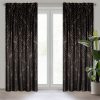 Zasłony gotowe LC/VICTORIA3A czarne 140x270 – zaciemniające i stylowe