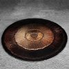 Patera szklana Bonita brązowa fi 33 x 3 cm – idealna na stół