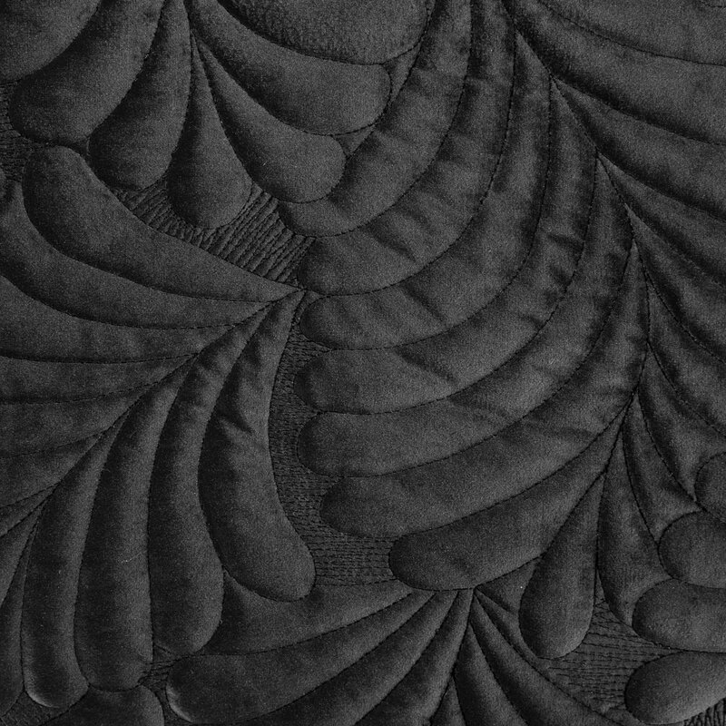 NARZUTA RIA4 220 X 240 CM CZARNY