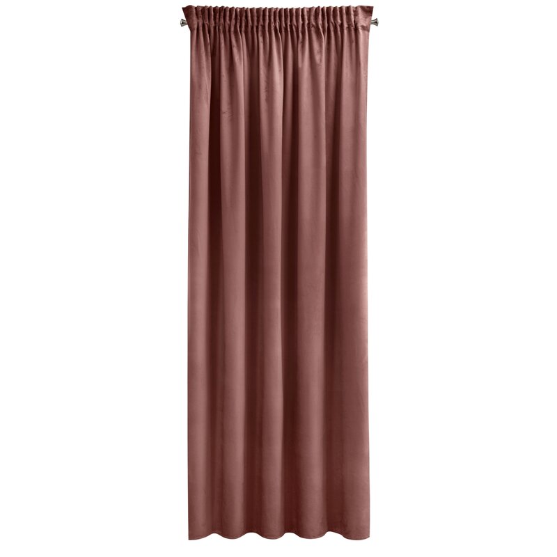 Zasłona gotowa Sibel ciemnoróżowa 140 x 270 cm – zaciemniająca i elegancka