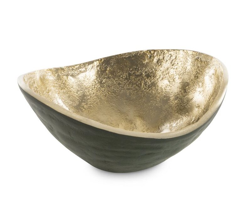 Misa metalowa Pedro1 ciemnozielona 16 x 16 x 8 cm – do dekoracji wnętrz