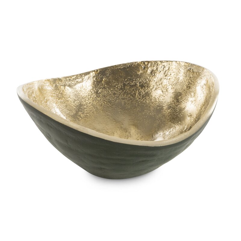 Misa metalowa Pedro1 ciemnozielona 16 x 16 x 8 cm – do dekoracji wnętrz