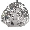 LAMPA DEKORACYJNA DAKOTA (3) O 37 X 52 CM SREBRNY