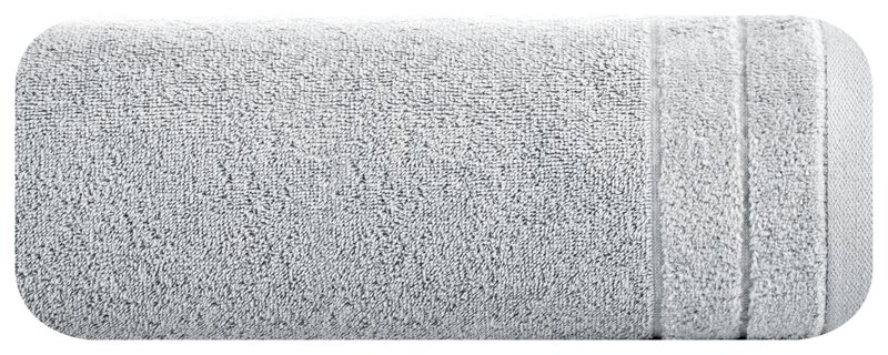 Ręcznik welurowy Damla srebrny 50 X 90 cm – miękki i chłonny