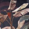 Zasłona gotowa NIKOL grafitowa 140 X 270 cm – z welwetu, botaniczny wzór