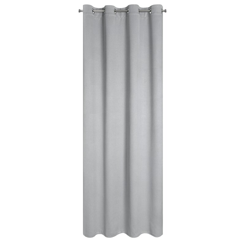 Zasłona gotowa Amaro szara 140 X 250 cm – zapewniająca zaciemnienie