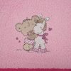 Ręcznik dziecięcy BABY43 różowy 50 X 90 cm – delikatny dla skóry