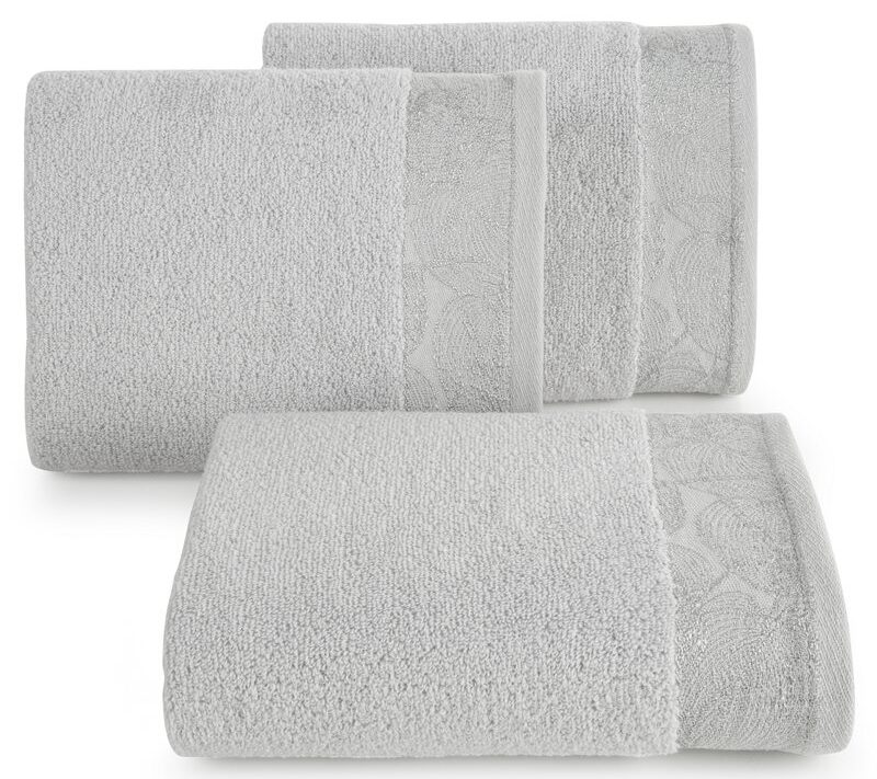 Ręcznik AGIS jasnoszary 30 x 50 cm – delikatny i stylowy