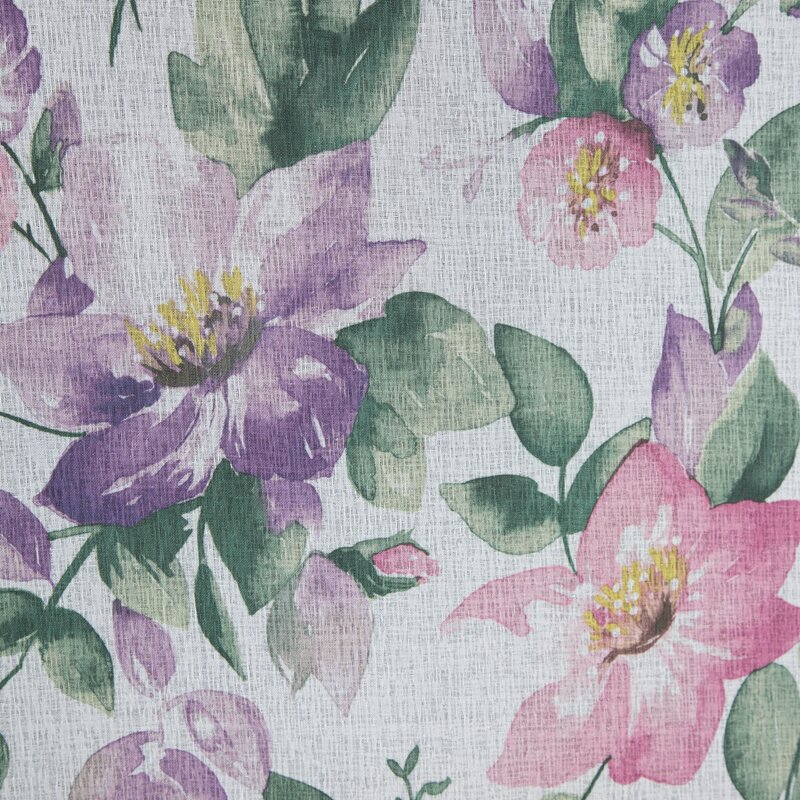 ZASŁONA GOTOWA IRIS 135 X 250 CM BIAŁY