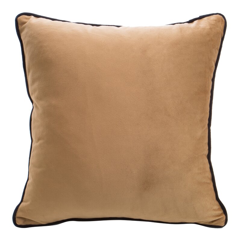 Poszewka velvet miodowa 40 x 40 cm – wprowadza ciepło