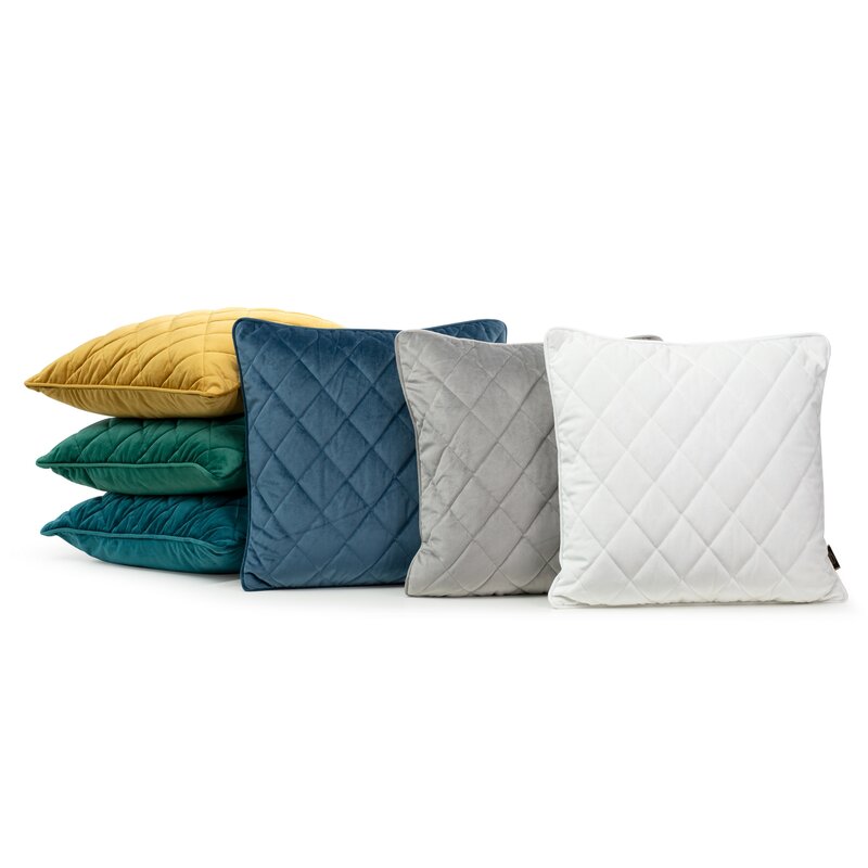 Poszewka Velvet biała 45 x 45 cm – wprowadzi luksus