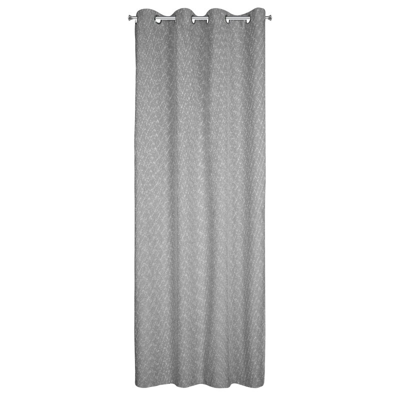 Zasłona gotowa Sandi stalowa 140 X 260 cm – dla nowoczesnych wnętrz