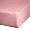 Prześcieradło frotte pudrowy róż 160x200 cm – miękkie i przytulne