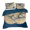 Pościel Tencel Musa 4 granatowa 220X200 – aksamitna w dotyku