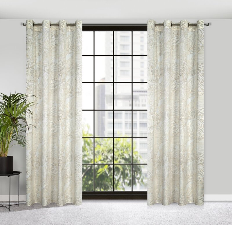 Zasłona gotowa LC/LUNA2 biała 140x250 cm – zaciemnia pomieszczenie