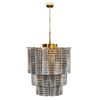 Lampa wisząca Dalia złota fi 42 x 50 cm – doda blasku wnętrzu