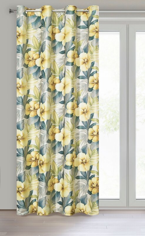 ZASŁONA GOTOWA MARIAH 140 X 250 CM MUSZTARDOWY