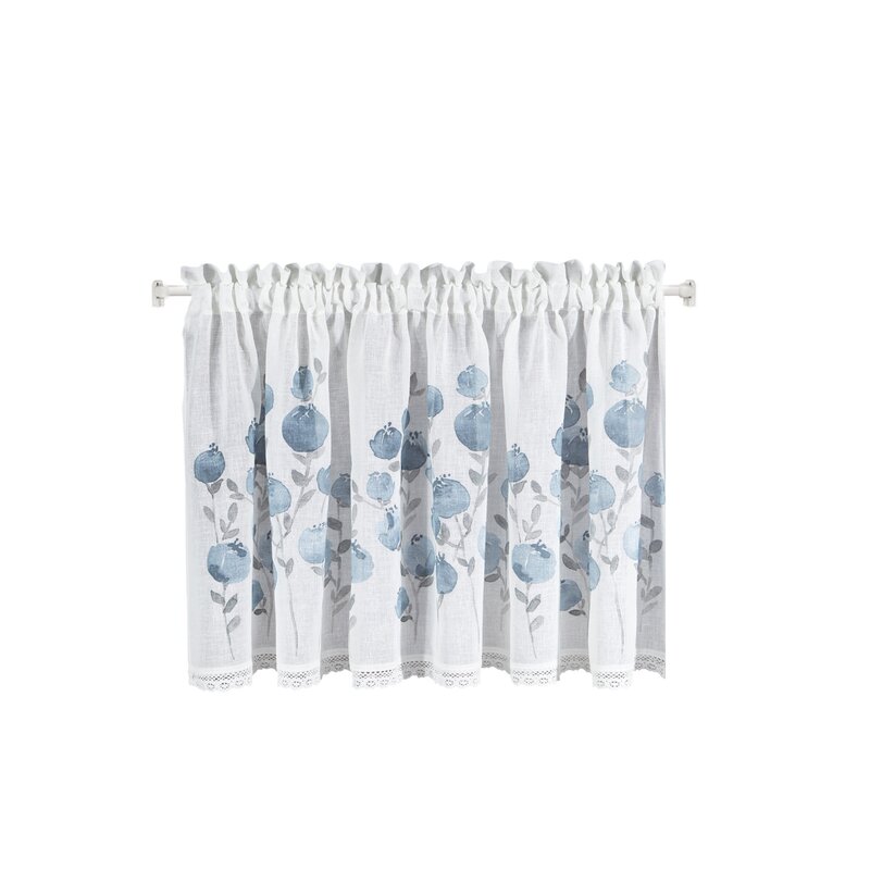Firana gotowa Pola biała 150 X 60 cm – do kuchni i jadalni