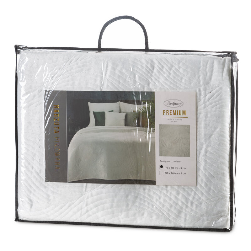 Narzuta Velvet RIA5 biała 170 x 210 cm – dodaje świeżości