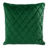 Poszewka velvet ciemnozielona 50 x 50 cm – dodatek do wnętrz