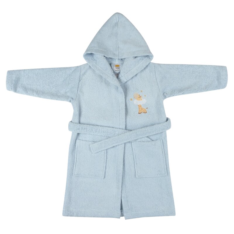 Szlafrok dziecięcy SD/BABY41 błękitny 40x65 cm – miękki i ciepły