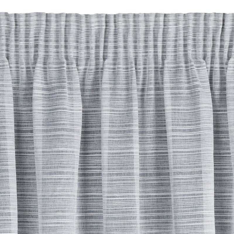 Firana gotowa Aria szara 140 x 300 cm – subtelnie rozprasza światło