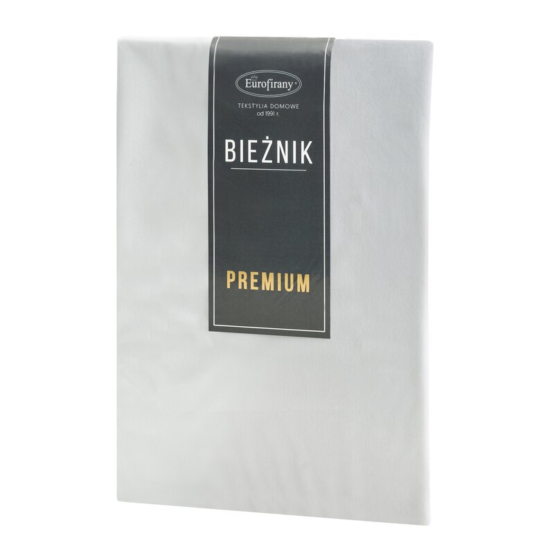 Obrus gładki biały 40 x 140 cm – idealny na stół