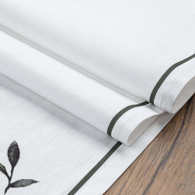OBRUS NATU 4 140 X 220 CM BIAŁY