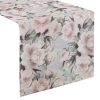 OBRUS FLORE 8 40 X 140 CM PUDROWY RÓŻ