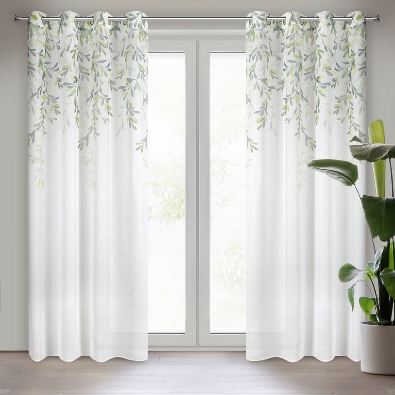 FIRANA GOTOWA LEA 140 X 250 CM ZIELONY