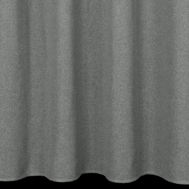 Zasłona gotowa Lidia szara 140 x 250 cm – zaciemniająca i stylowa