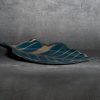 Patera dekoracyjna LC/LILI3 turkusowa 41x19x5 cm – stylowy organizer na drobiazgi