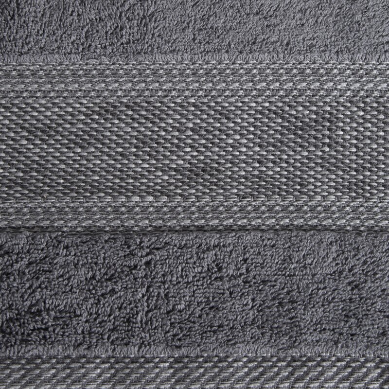 Komplet ręczników stalowy 37 x 25 x 6 cm – miękki i chłonny