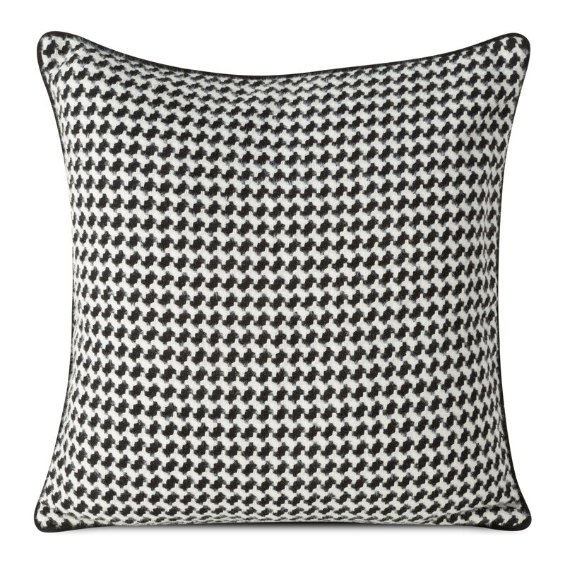 POSZEWKA PEPITKA1 45 X 45 CM CZARNY