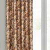 Zasłona gotowa rudy 140 x 250 cm – wprowadza ciepło