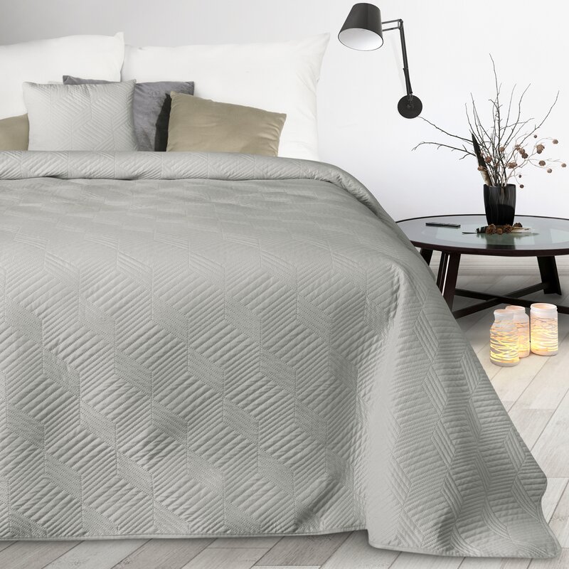 Poszewka Design91 popielata 40 x 40 cm – stylowe uzupełnienie