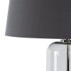 Lampa stołowa Lila popielata 32 x 66 cm – stworzy nastrój