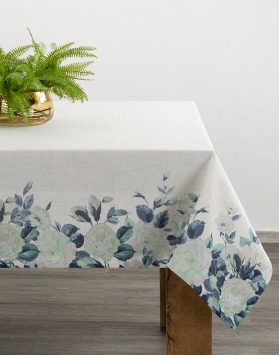 Obrus z nadrukiem Pola biały 140 x 300 cm – wprowadzi świeżość